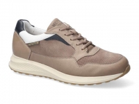 chaussure mephisto lacets davis taupe clair
